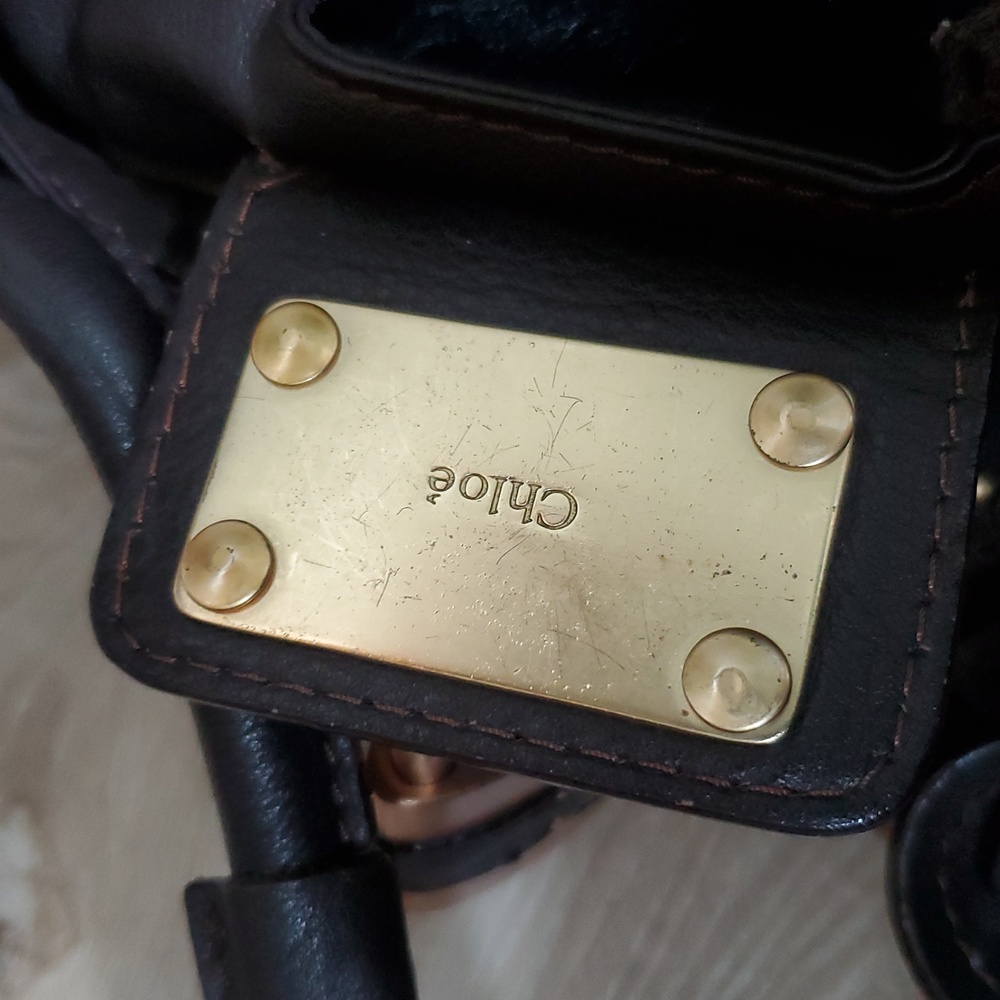 ***SOLD*** Vintage Chloe Paddington Dark Brown With Lock & Key - Picture 14 of 17